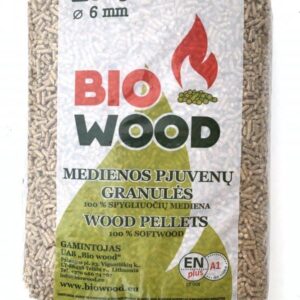 Medienos pjuvenų granulės, 15 kg - Image 3