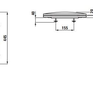 UNITAZAS PAKAB SU DANGČIU LAUFEN LUA 53 - Image 3