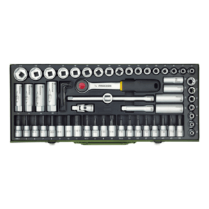 GALVUČIŲ KOMPLEKTAS; 3/8; 65 vnt.; 23112 - Image 3