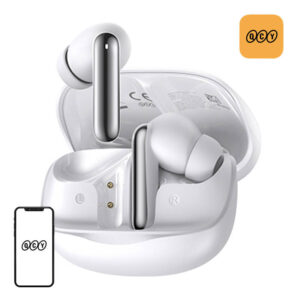 TWS QCY MeloBuds HT12 Headphones baltos spalvos