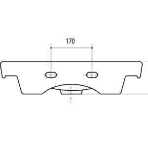 Praustuvė RIVA 55, 555×415 mm - Image 3