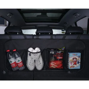 Car organizer the rear seat backrest the trunk juodos spalvos - Image 3