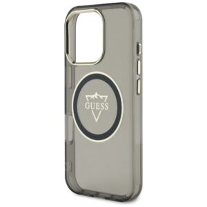 Guess IML Metal Mountain Logo MagSafe Apple iPhone 16 Pro dėklas telefonui juodos spalvos - Image 6