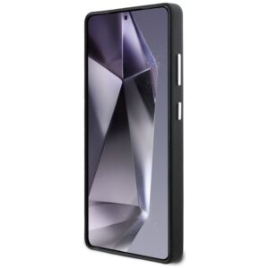 Karl Lagerfeld Saffiano Full Wrapped Elongated Metal Logo MagSafe Samsung Galaxy S25 Ultra dėklas telefonui juodos spalvos - Image 5