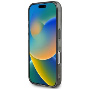 Karl Lagerfeld IML Rhinestones Karl Head Apple iPhone 16 dėklas telefonui juodos spalvos - Image 5