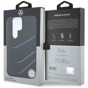 Mercedes Silicone Contrasted Curves MagSafe Samsung Galaxy S25 Ultra dėklas telefonui juodos spalvos - Image 8