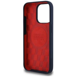Red Bull HC Silicone ORBR20 Logo Red Lining Apple iPhone 15 Pro MagSafe dėklas telefonui mėlynos spalvos - Image 7