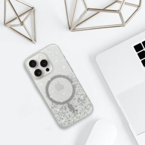 Tel Protect Moonlite Magsafe dėklas skirtas Samsung Galaxy S25 Ultra silver clear - Image 5