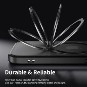 Rock Rotating Stand Soft Touch Series Magnetic Apple iPhone 16 Pro aukso spalvos - Image 8