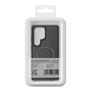 Rock Rotating Stand Soft Touch Series Magnetic for Samsung Galaxy S25 juodos spalvos - Image 9