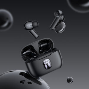 Borofone TWS Bluetooth ausinės FQ7 Treasure ANC+ENC baltos spalvos - Image 5