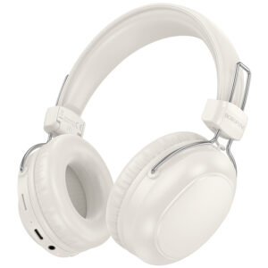 Borofone ausinės BO33 Melody bluetooth baltos spalvos