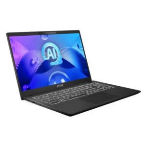 Notebook MSI Modern 15 H AI C1MG Intel Core Ultra 7 / 32GB / 1TB SSD / 15.6" FHD / NoOS (black), US išdėstymas - Image 3