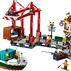 Konstrukt LEGO City Pajūrio uostas su krovininiu laivu 60422 - Image 3