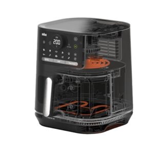 Karšto oro gruzdintuvė Braun  HF5073IBK, juoda, 2000 W, 6 l - Image 3