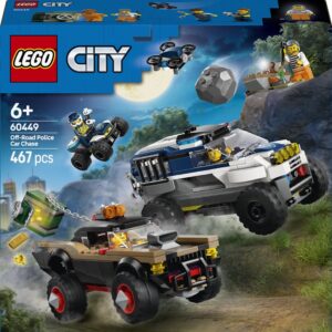 LEGO® City Off-Road Police Car Chase 60449, 467 vnt. - Image 1