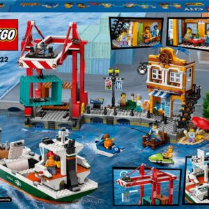 Konstrukt LEGO City Pajūrio uostas su krovininiu laivu 60422 - Image 2