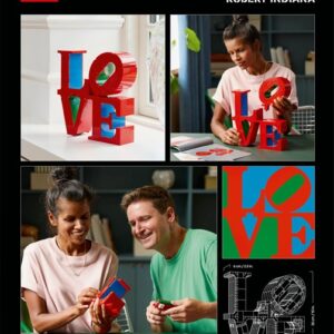 Konstruktorius LEGO® Art Love 31214, 791 vnt. - Image 3