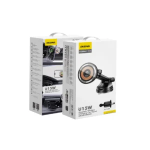 Magnetic holder with MagSafe inductive charger for cockpit/air vent 15W Dudao F12MAX+ - black - Image 3