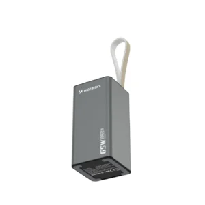 Powerbank Wozinsky K65+ 65W 30000mAh 2x USB-C, 1x USB-A 65W - juodos spalvos - Image 4