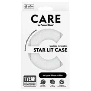 CARE by PanzerGlass Flagship Star Lit Apple iPhone 16 Plus 6.7" dėklas telefonui baltos spalvos MagSafe 1343 - Image 4