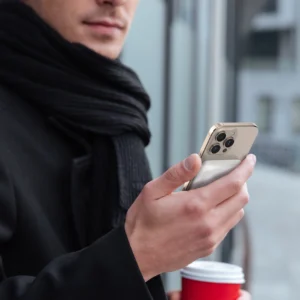 Powerbank Dudao K26S 5000mAh 20W USB-A / USB-C / MagSafe - baltos spalvos - Image 4