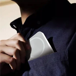 Powerbank Dudao K26S 5000mAh 20W USB-A / USB-C / MagSafe - baltos spalvos - Image 8