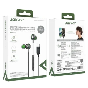 Acefast L5 laidinės ausinės USB-C 1.2m - juodos spalvos - Image 7