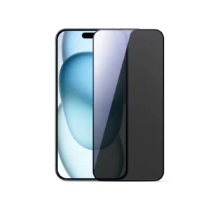 Joyroom JR-MLG0280 2.5D Dustproof Privacy ekrano apsauga su juodu rėmeliu Apple iPhone 15/16 - Image 1