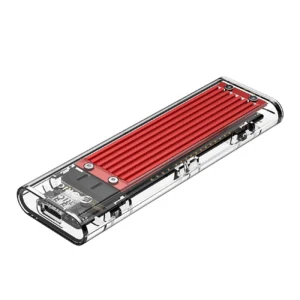 Orico TCM2-C3 M.2 NVME to USB-C 10Gb/s Disk Drive - raudonos spalvos