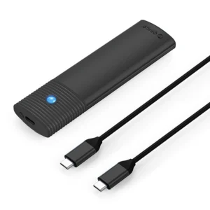 Orico PWM2 M.2 NGFF SATA USB-C 5Gb/s Disk Drive - juodos spalvos