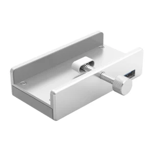 Orico MH4PU Hub Clamp-Mounted 4x USB-A 3.0 - sidabro spalvos - Image 3