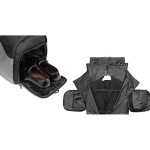 Kelioninis krepšys Wozinsky Premium(50 l) - juodos spalvos - Image 6