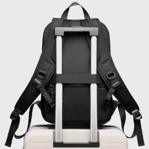 Wozinsky Premium Waterproof Laptop Backpack - juodos spalvos - Image 7