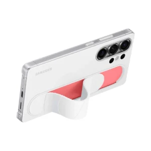 Samsung Standing Grip Case EF-GS938CWEGWW Silicone Case with Holder / Stand for Samsung Galaxy S25 Ultra - White - Image 4