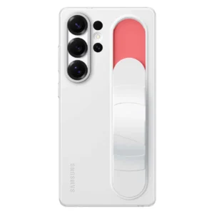 Samsung Standing Grip Case EF-GS938CWEGWW Silicone Case with Holder / Stand for Samsung Galaxy S25 Ultra - White - Image 3