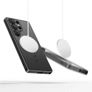 Tech-Protect MagFlex Samsung Galaxy S25 Ultra - dėklas telefonui skaidrus dėklas telefonui juodos spalvos - Image 2