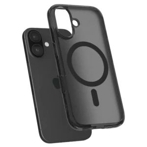 Spigen Ultra Hybrid "T" MagSafe Apple iPhone 16e - Translucent dėklas telefonui juodos spalvos - Image 3