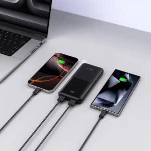 Powerbank Tech-Protect PB01 10000mAh 22.5W - juodos spalvos - Image 7