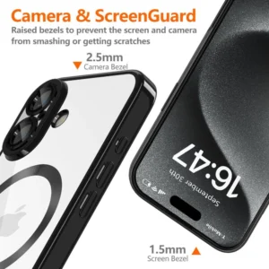 Tech-Protect MagFlex MagSafe Apple iPhone 16e - dėklas telefonui skaidrus - Image 3