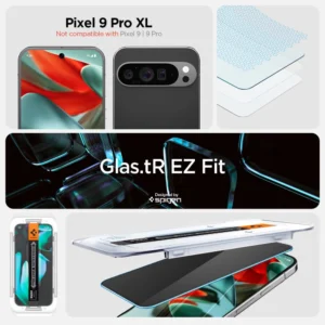 Spigen Glas.TR "Ez Fit" Privacy 2-pack Privacy Glass Google Pixel 9 Pro XL - Image 8