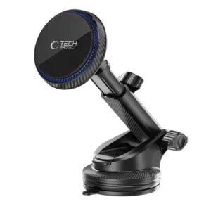 Tech-Protect MM15W-V4 Magnetic MagSafe 15W Car Holder for Cockpit / Windshield / Air Vent - Black - Image 3