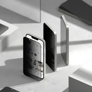 Ringke Easy Slide Privacy Glass 2-pack for Apple iPhone 13 / 13 Pro / 14 / 16e - Image 4