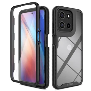 Tech-Protect Defense Motorola Moto G15 / G15 Power / G05 / E15 - dėklas telefonui juodos spalvos