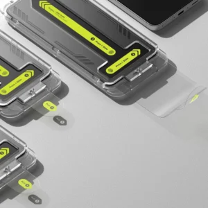 Ringke Easy Slide 2-pack apsauginis stiklas Samsung Galaxy A56 5G - skaidrus - Image 4