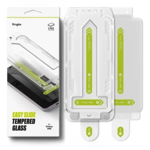 Ringke Easy Slide 2-pack apsauginis stiklas Samsung Galaxy A56 5G - skaidrus - Image 7