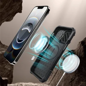 SupUB XT Mag MagSafe Apple iPhone 16e - dėklas telefonui juodos spalvos - Image 4