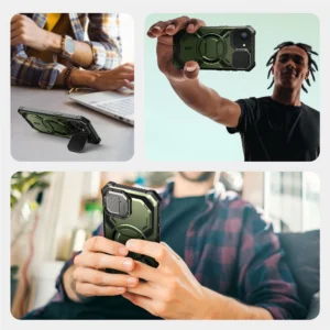 IBLSN Armorbox Mag MagSafe SupApple iPhone 16e - olive - Image 5