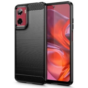 Tech-Protect TPUCarbon Motorola Moto G05 / E15 - dėklas telefonui juodos spalvos