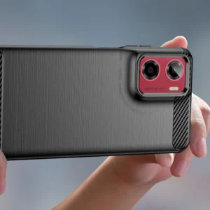 Tech-Protect TPUCarbon Motorola Moto G05 / E15 - dėklas telefonui juodos spalvos - Image 4